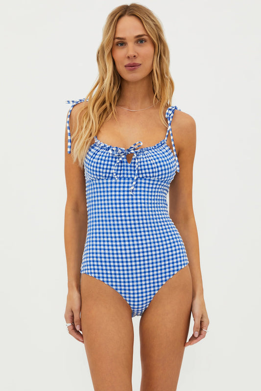 BEACH RIOT BETSY One Piece GINGHAM